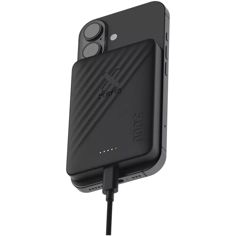 Xtorm Go2 powerbank o mocy 15 W i pojemności 5000 mAh z szybkim ładowaniem - Czarny (12460290)