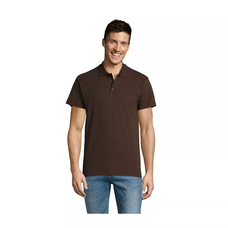 Koszulka polo męska piqué 170 g/m² Sol's SUMMER II - Chocolate (S11342-CH)