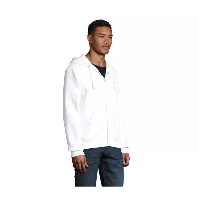 Bluza męska rozpinana 280 g/m² Sol's SPIKE MEN - Bialy (S03105-WH)