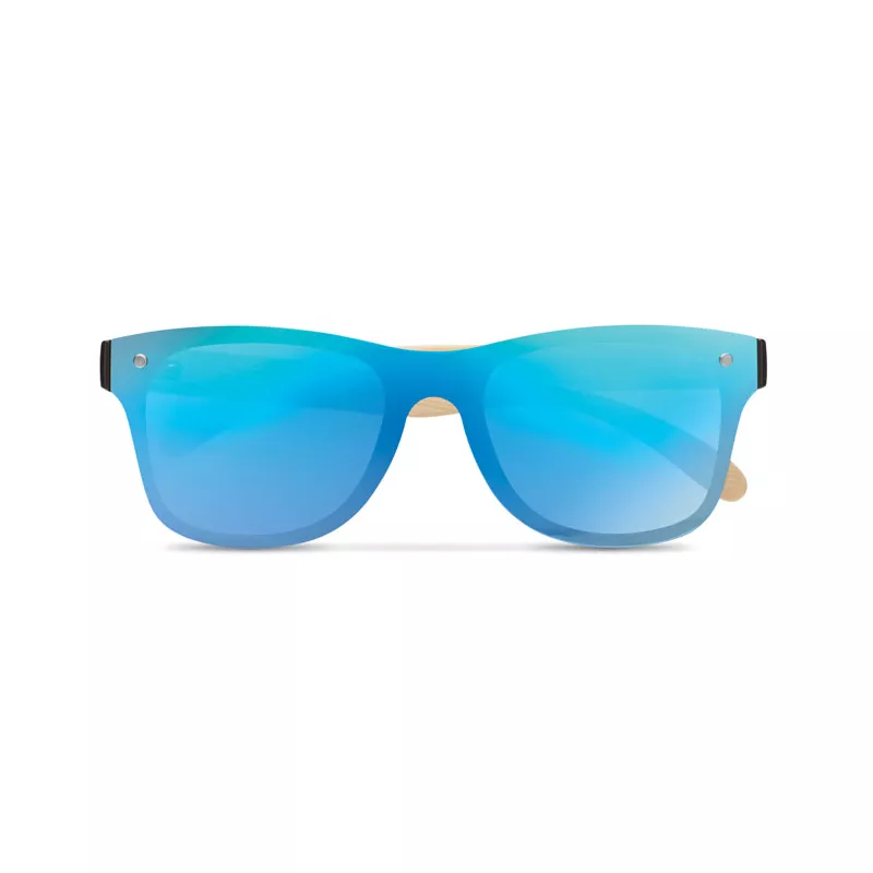 Okulary przeciwsłoneczne lustrzane UV400 ALOHA - Niebieski (MO9863-04)