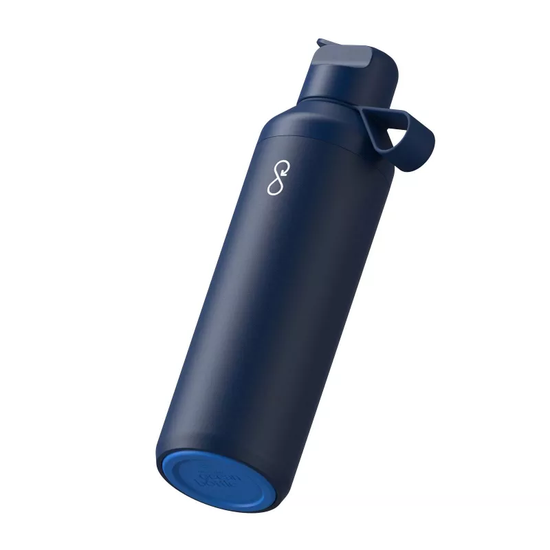 Bidon Ocean Bottle Peak GO 710 ml z recyklingowanej stali nierdzewnej - Ocean Blue2 (10094055)
