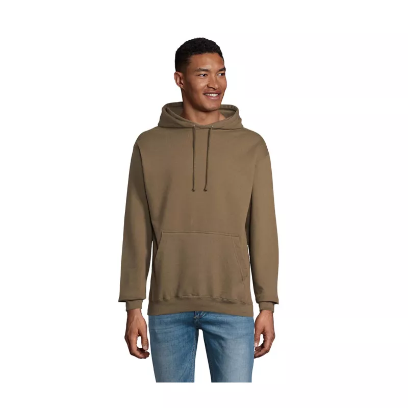 Bluza unisex z kapturem 280 g/m² Sol's CONDOR - Army (S03815-AR)