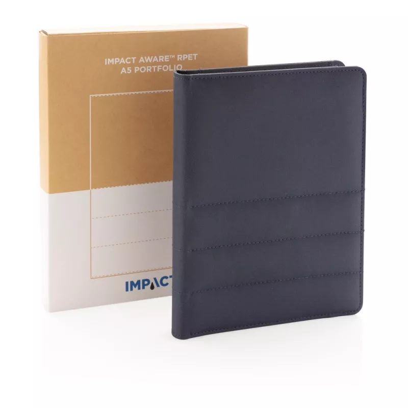 Teczka konferencyjna A5 Impact AWARE™ RPET, notatnik - niebieski (P774.175)