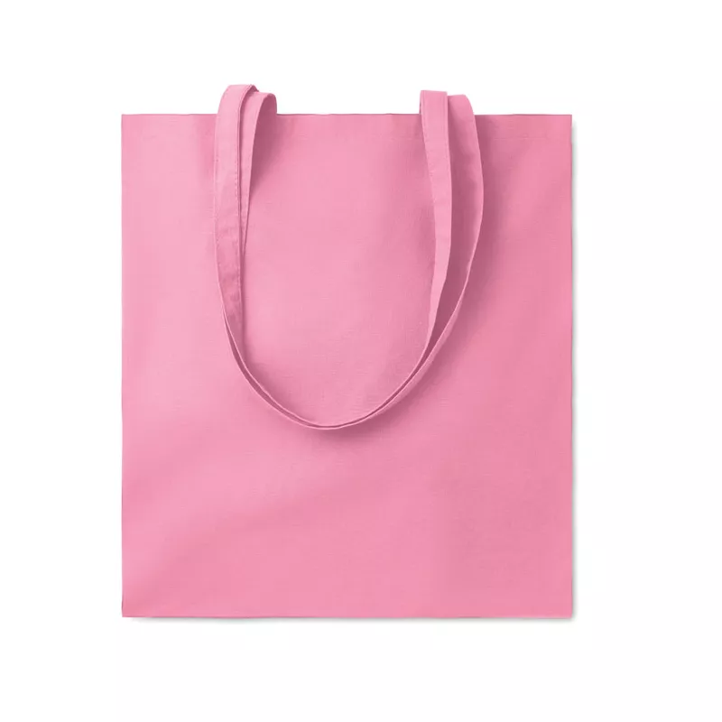 Torba bawełniana 38x42 cm 140 g/m² COTTONEL COLOUR + - Dziecięcy Róż (MO9268-11)