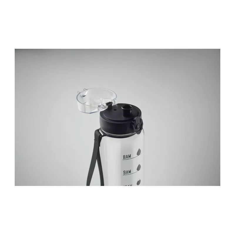 Butelka sportowa RPET 1000 ml ISFORDEN MARK - Przezroczysty (MO2672-22)