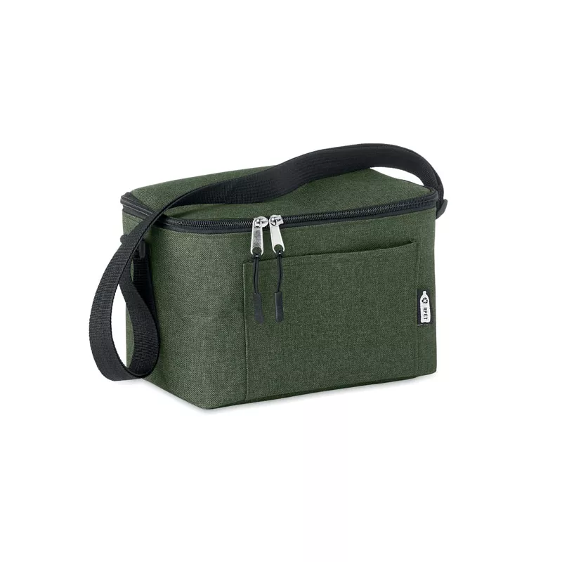 Torba termiczna na 6 puszek z RPET CUBA - Ciemnozielony (MO6150-60)