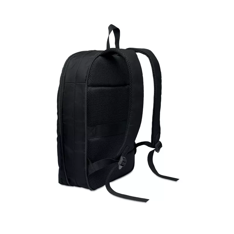 Plecak na laptop 16" rozszerzany z RPET XPANDA - Czarny (MO2753-03)