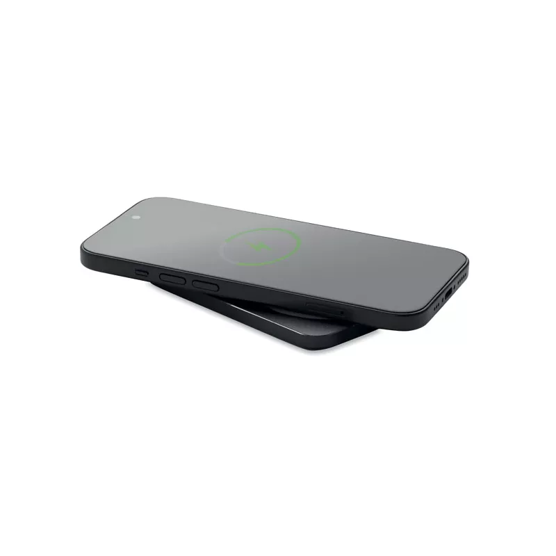 Powerbank magnetyczny ultracienki 5000 mAh SLIMVOLT - Czarny (MO3178-03)