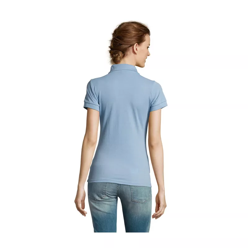 Koszulka polo damska 200 g/m² Sol's PRIME WOMEN - Sky Blue Pique (S00573-SP)