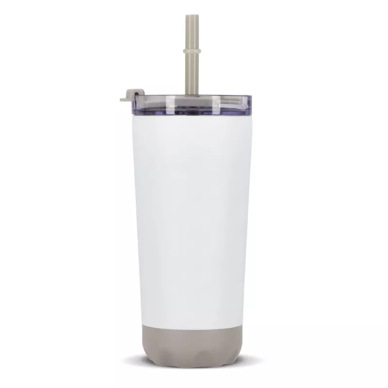 Kubek termiczny InSideOut ze stali nierdzewnej o podwójnych ściankach, 600 ml - biały (LT57017-N0001)