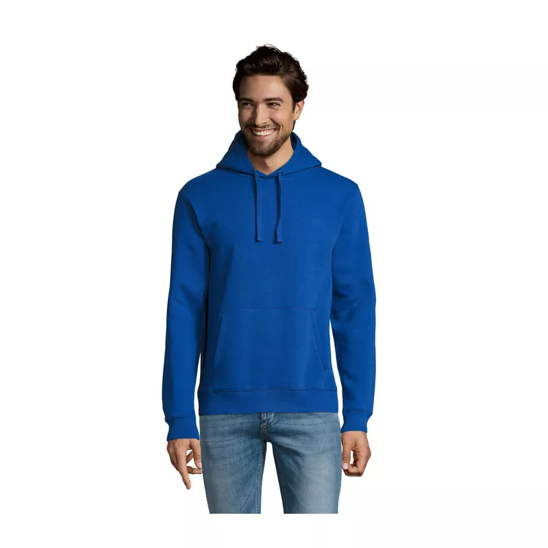 Bluza męska z kapturem 280 g/m² Sol's SPENCER - Niebieski (S02991-RB)