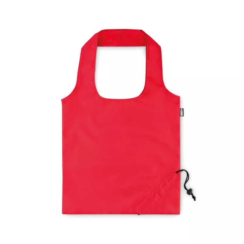 Torba składana z RPET 190T w etui FOLDPET - Czerwony (MO9861-05)