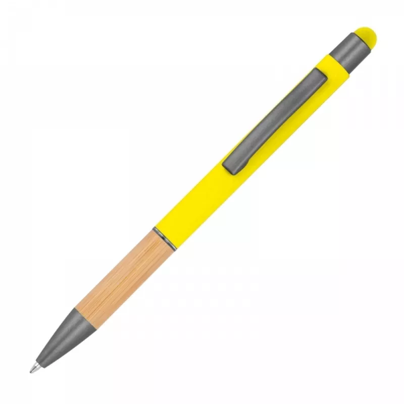 Długopis metalowy touch pen soft touch BRYGIDA - żółty (1358108)