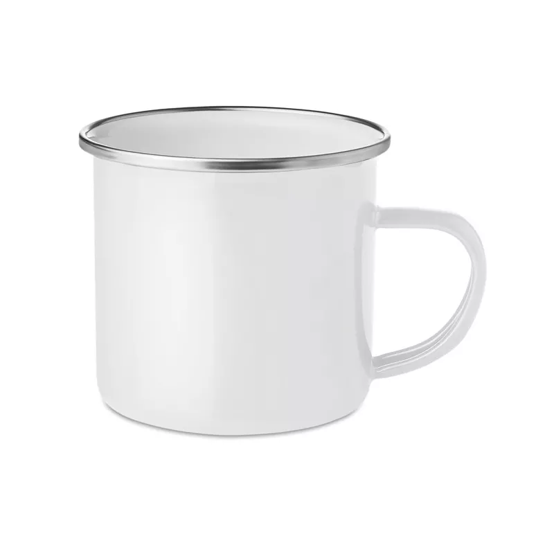 Kubek emaliowany do sublimacji 350 ml PLATEADO - Bialy (MO6917-06)