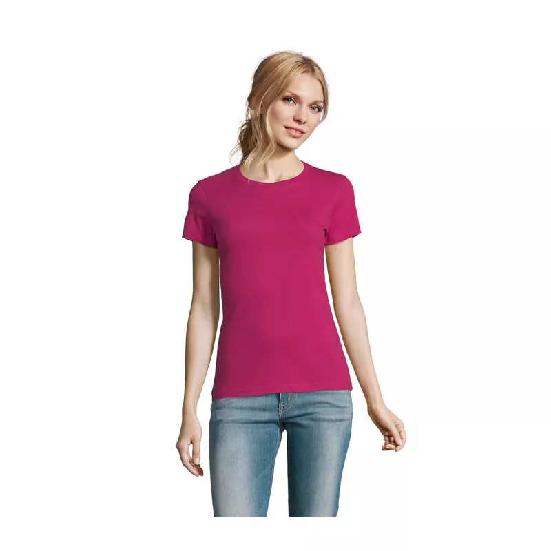 Koszulka damska 190 g/m² Sol's IMPERIAL WOMEN - Fuchsia (S11502-FU)
