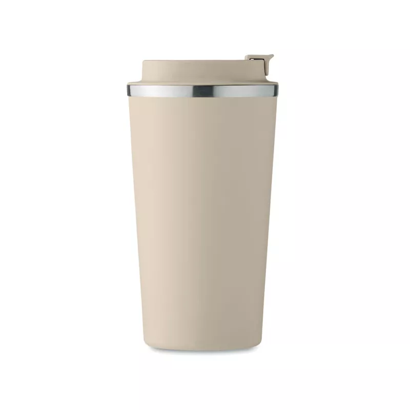 Kubek termiczny ze stali z recyklingu 510 ml BRACE + - Bezowy (MO6579-13)