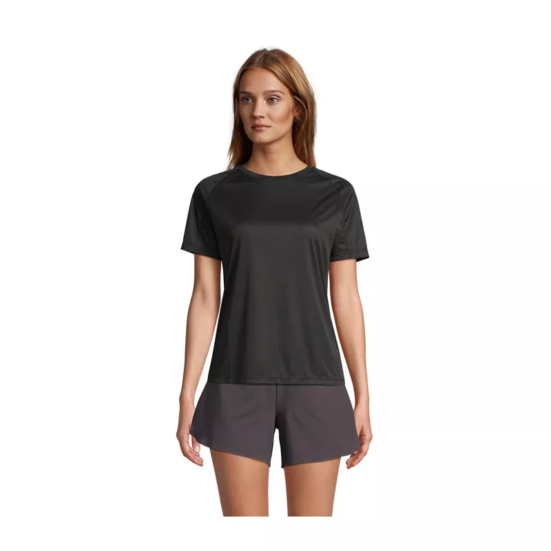 Koszulka sportowa damska Sol's VORTEX WOMEN - Czarny (S04788-BK)