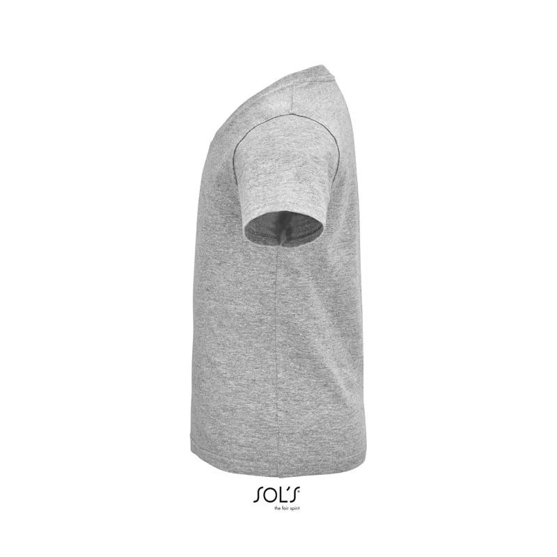 Koszulka organiczna 150 g/m² Sol's CRUSADER KIDS - Szary Melanż (S03580-GM)