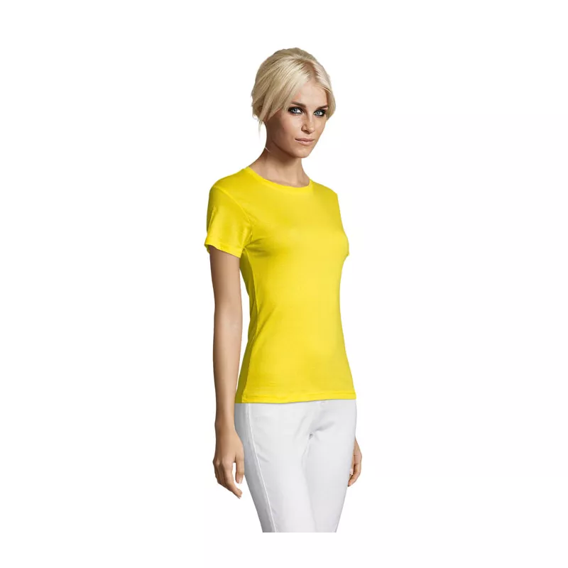 Koszulka damska dopasowana 150 g/m² Sol's REGENT WOMEN - Lemon (S01825-LE)