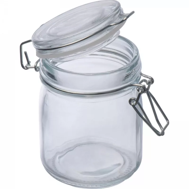Słoik szklany 150 ml FABIO - przeźroczysty (8262266)