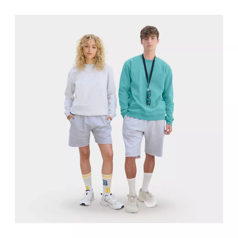 Bluza unisex bez kaptura 280 g/m² Sol's COLUMBIA - Pool Blue (S03814-BP)