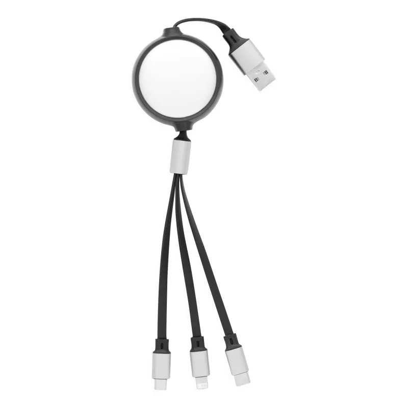 Kabel ładujący RETRACT - czarny (56-1107291)