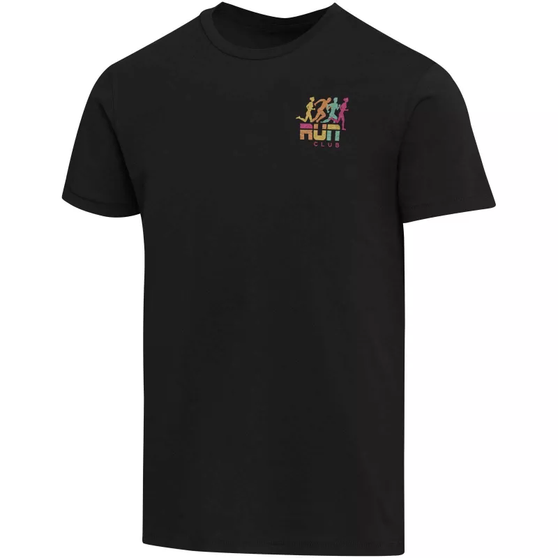 Balfour organiczna koszulka unisex o gramaturze 200 g/m² z krótkim rękawem i certyfikatem OCS - Czarny (39557-BLACK)