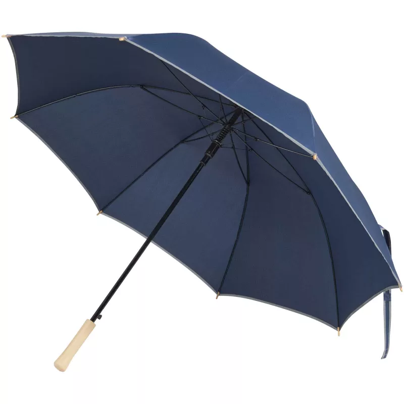 Parasol Norman 30 cali, wykonany z tworzywa sztucznego, odporny na wiatr  - Granatowy (13016355)