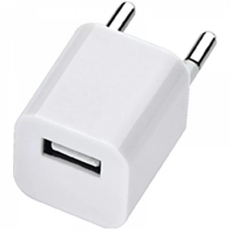 Zestaw podróżny power bank 2200 mAh i wtyczki EXETER - biały (008106)