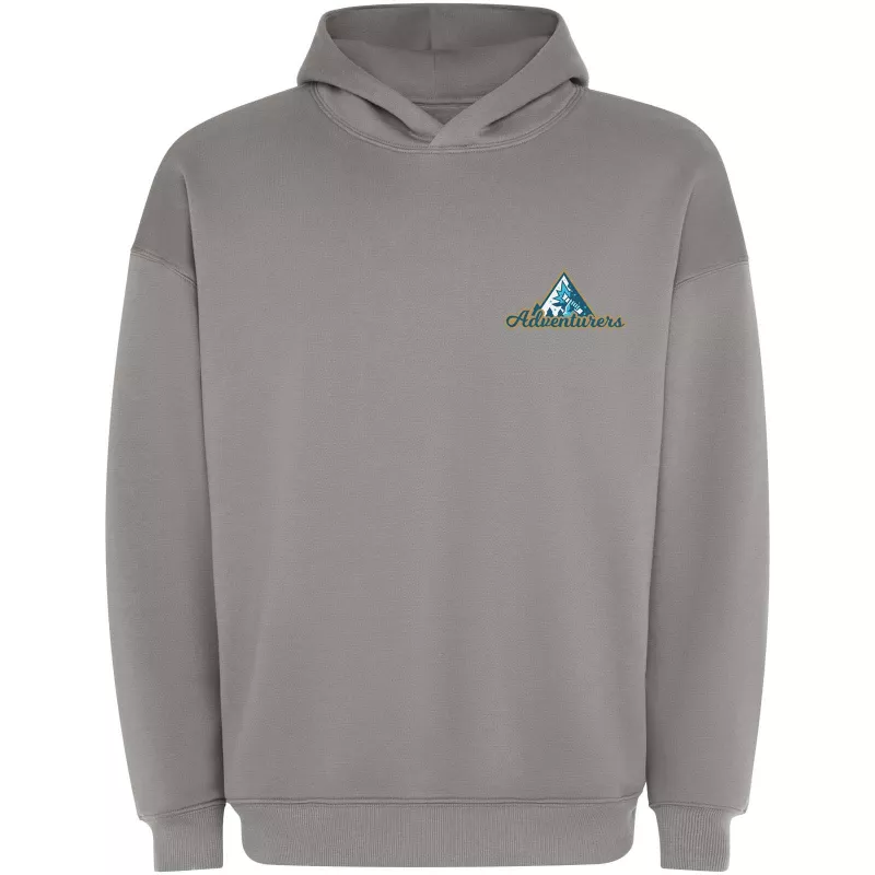 Bluza z kapturem Otto, styl oversize, unisex - Stone Grey (R6702-STONE)