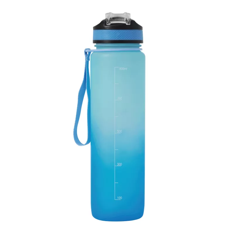 Sportowa butelka na wodę HYDRO LEVEL - niebieski (56-0603185)
