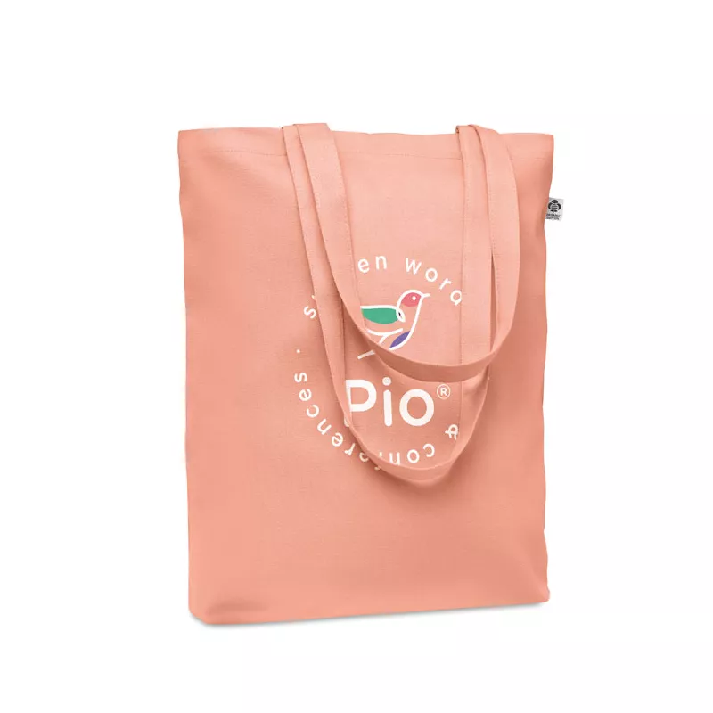 Torba płócienna z bawełny organicznej 270 g/m² COCO - Pomaranczowy (MO6713-10)