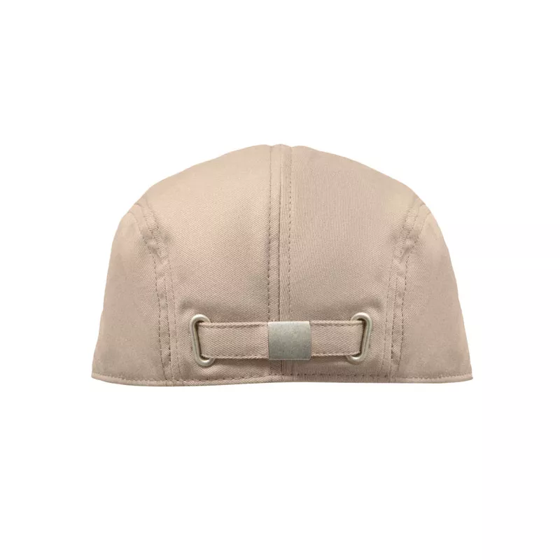 Czapka kaszkiet z bawełny twill 235 g/m² FLAT PEAK - Bezowy (MO2850-13)