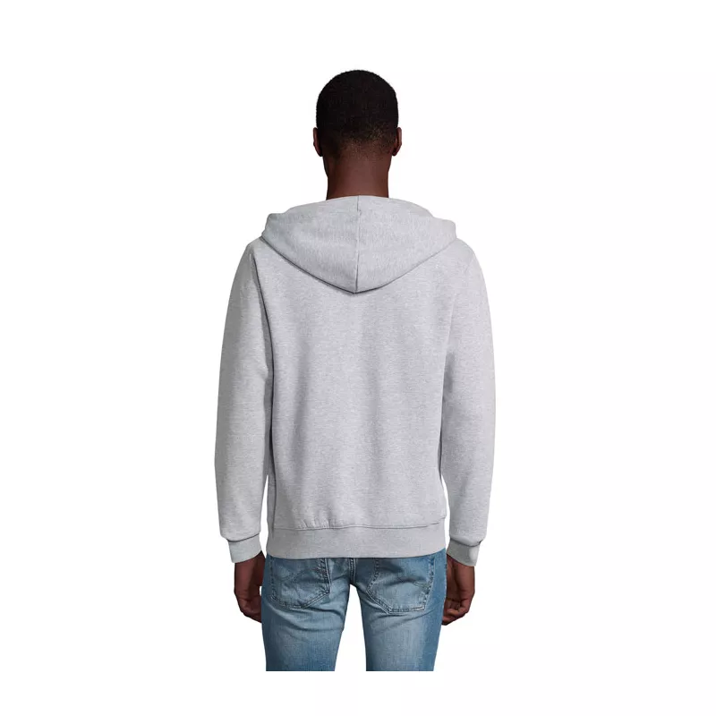 Bluza męska rozpinana 280 g/m² Sol's SPIKE MEN - Szary Melanż 2 (S03105-GY)