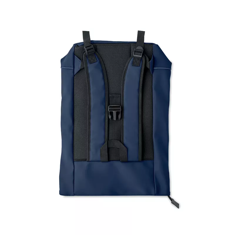 Plecak na laptop 15" z PU z odblaskiem LAPTOSA - Niebieski (MO2581-04)