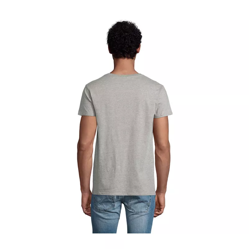 Koszulka męska organiczna 175 g/m² Sol's PIONEER MEN - Szary Melanż (S03565-GM)