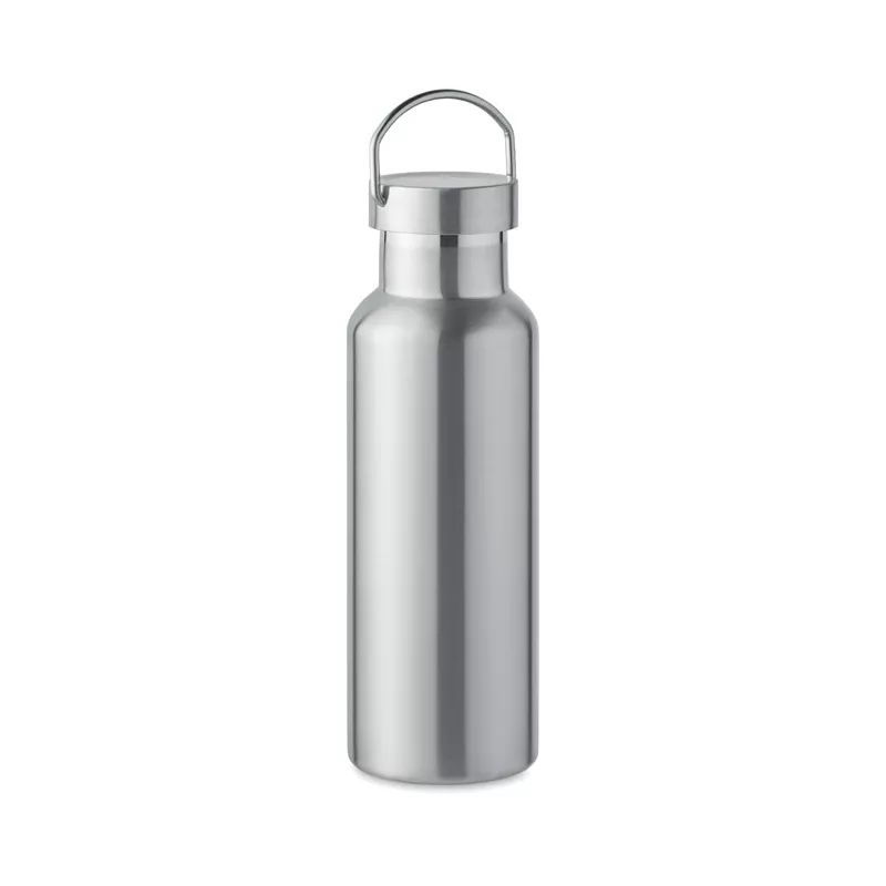Butelka termiczna z recyklingu 500 ml FLORENCE - Srebrny Mat (MO2107-16)