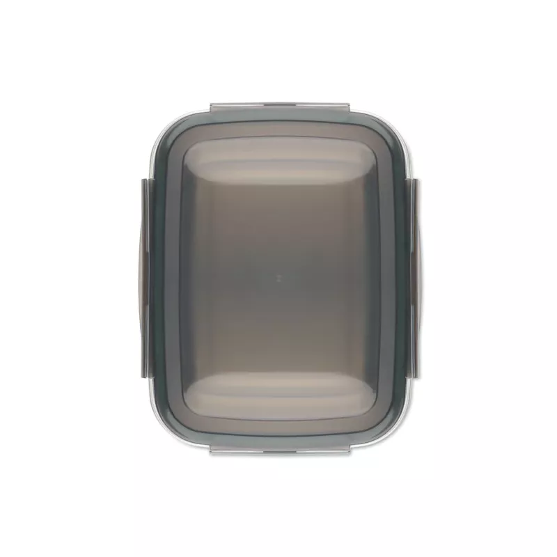 Lunchbox stalowy 1500 ml z przegrodą LOX PLUS - Przezroczysty Szary (MO2344-27)