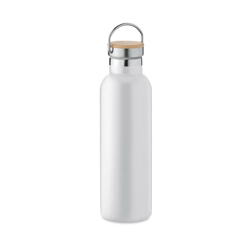 Termos z bambusową pokrywką 750 ml HELSINKI MED - Bialy (MO6372-06)