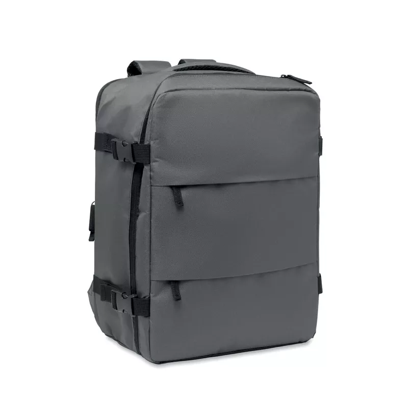 Plecak kabinowy rozciągliwy 15" RPET 20 l ASPEN - Kamienny Szary (MO3195-15)