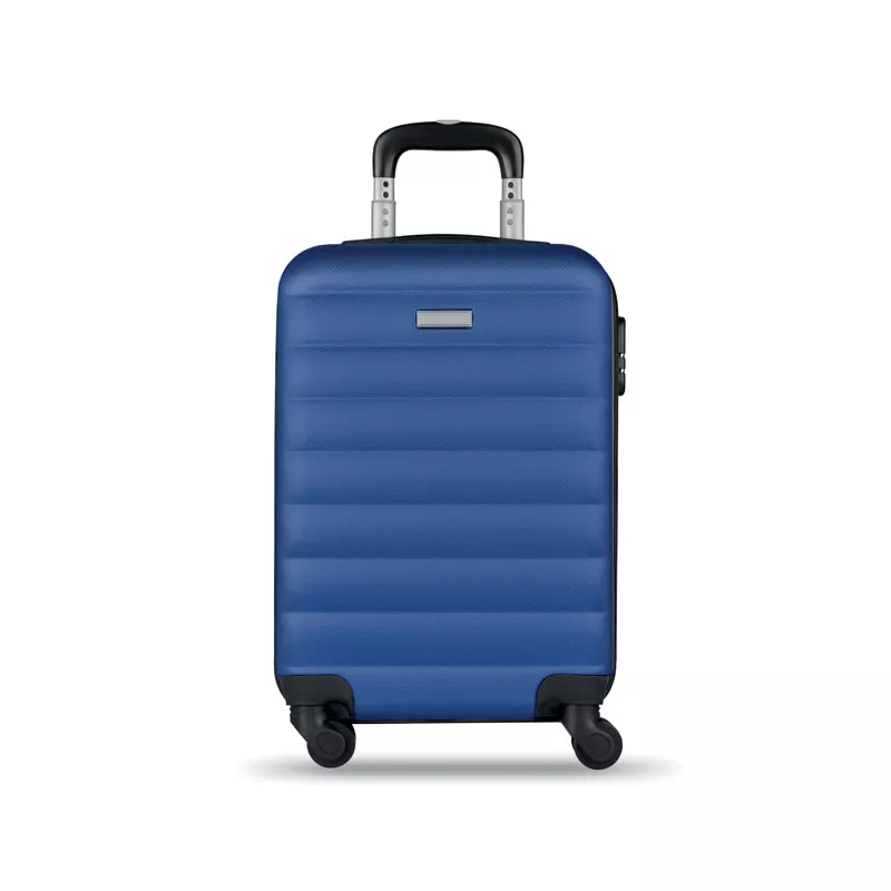 Walizka twarda 20" z ABS na 4 kółkach BUDAPEST - Niebieski (MO9178-37)