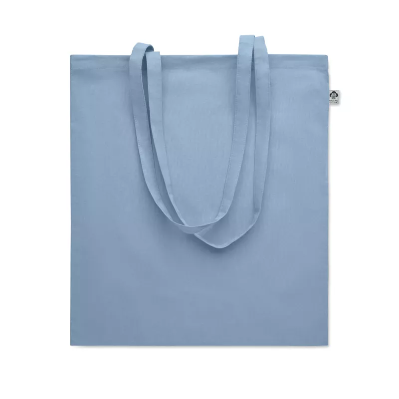 Torba na zakupy z bawełny organicznej 180 g/m² ONEL - Baby Blue (MO6711-66)