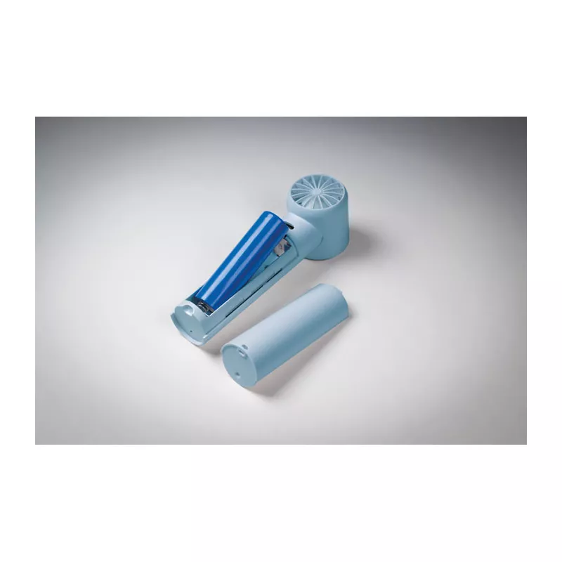 Mini wentylator ręczny z wyświetlaczem 2600 mAh GLACI - Baby Blue (MO2780-66)