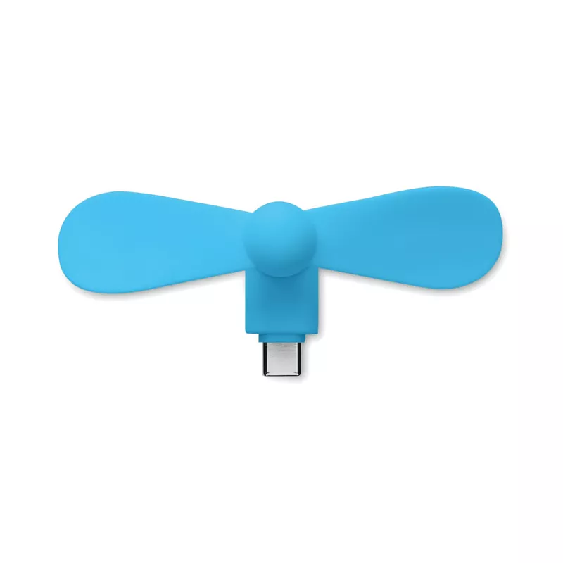 Wentylator do smartfona USB-C PHAN - Turkusowy (MO2282-12)