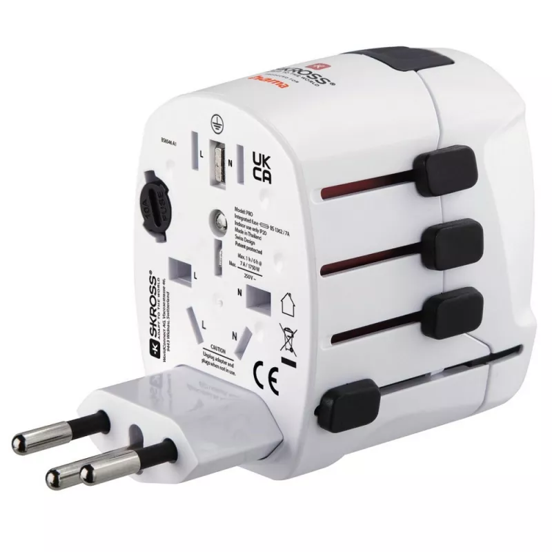 Adapter podróżny Skross for Hama Pro - biały (VH050-02)