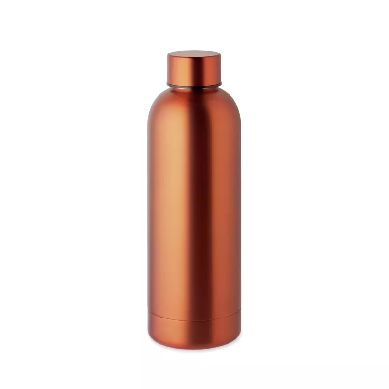 Butelka termiczna ze stali z recyklingu 500 ml ATHENA - Pomaranczowy (MO6750-10)
