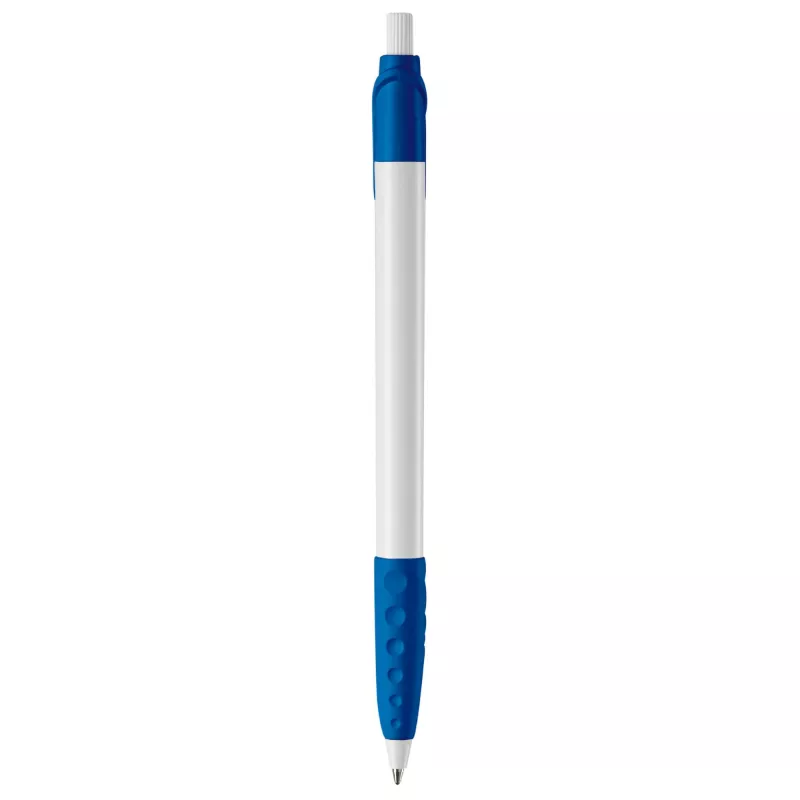 Długopis plastikowy (ABS) Cosmo - biało / królewskoniebieski (LT87622-N0114)