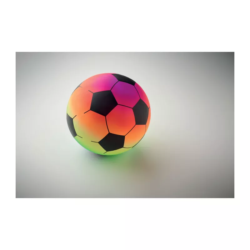 Piłka plażowa dmuchana z PVC RAINBALL - Wielokolorowy (MO2558-99)