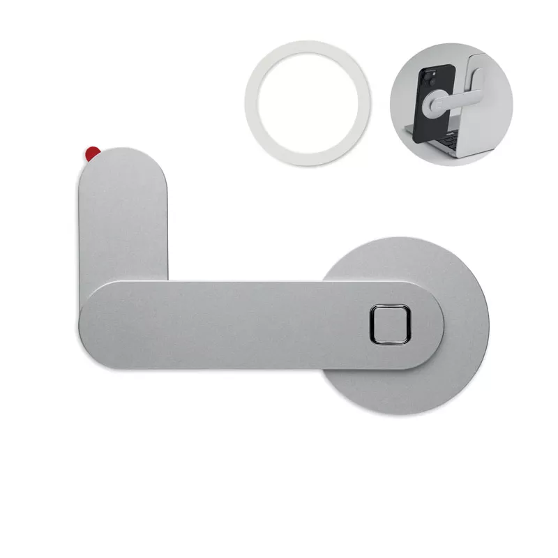 Magnetyczny uchwyt na telefon z aluminium SCREENTACH - Srebrny (MO3160-14)