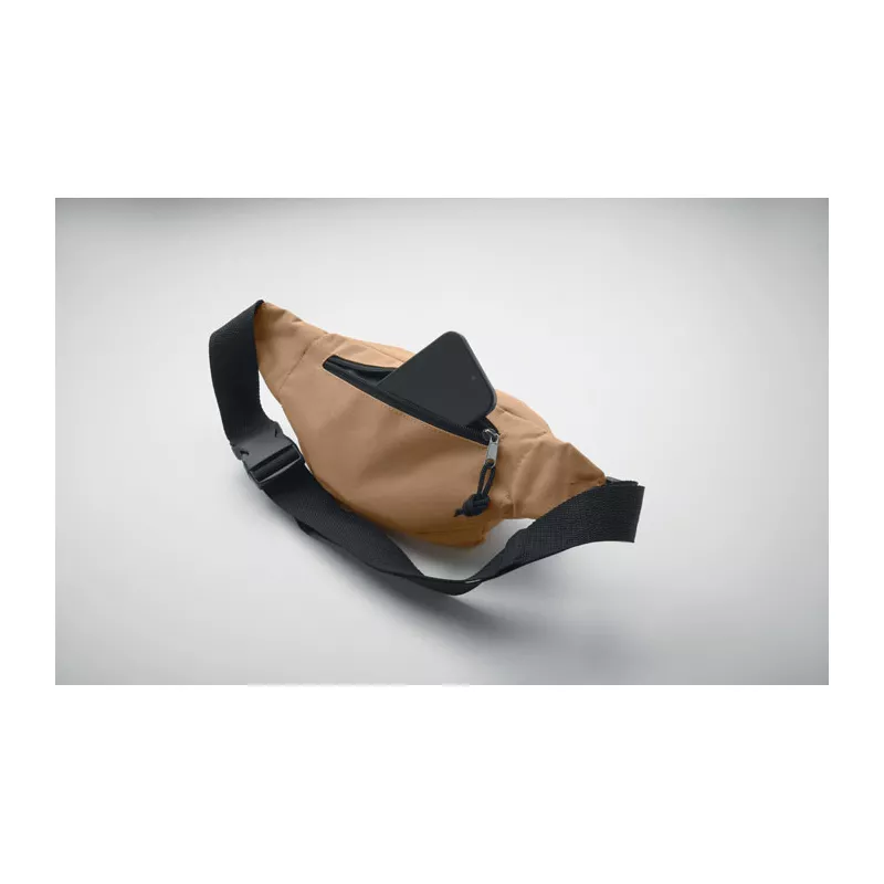Saszetka z RPET 600D z ukrytą kieszenią HIPLA - Khaki (MO2835-39)